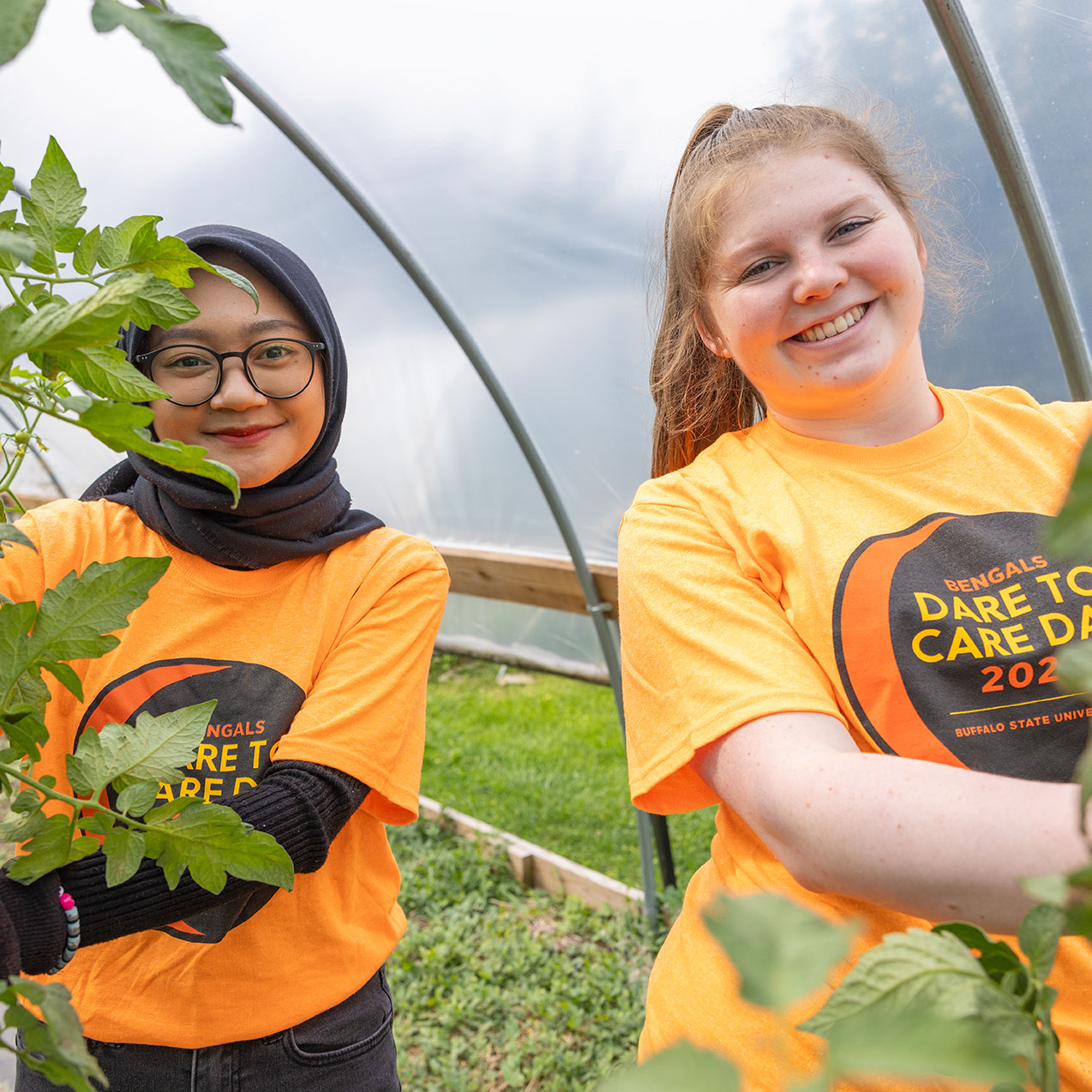 Students participating in annual Bengals Dare to Care Day